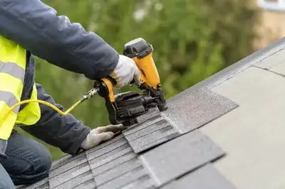 Principal Roofing crew at work on a roof replacement